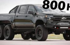 轩尼诗的雪佛兰Silverado Goliath统治道路6×6