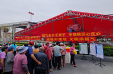 横沥镇双线宣传进农村，助力提升村民  环保安全意识