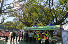 趣味“分”享绿色密码 大岗镇全民健身广场掀起分类热潮